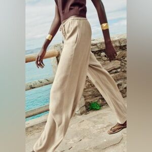 Zara Wide Leg Beach Pants